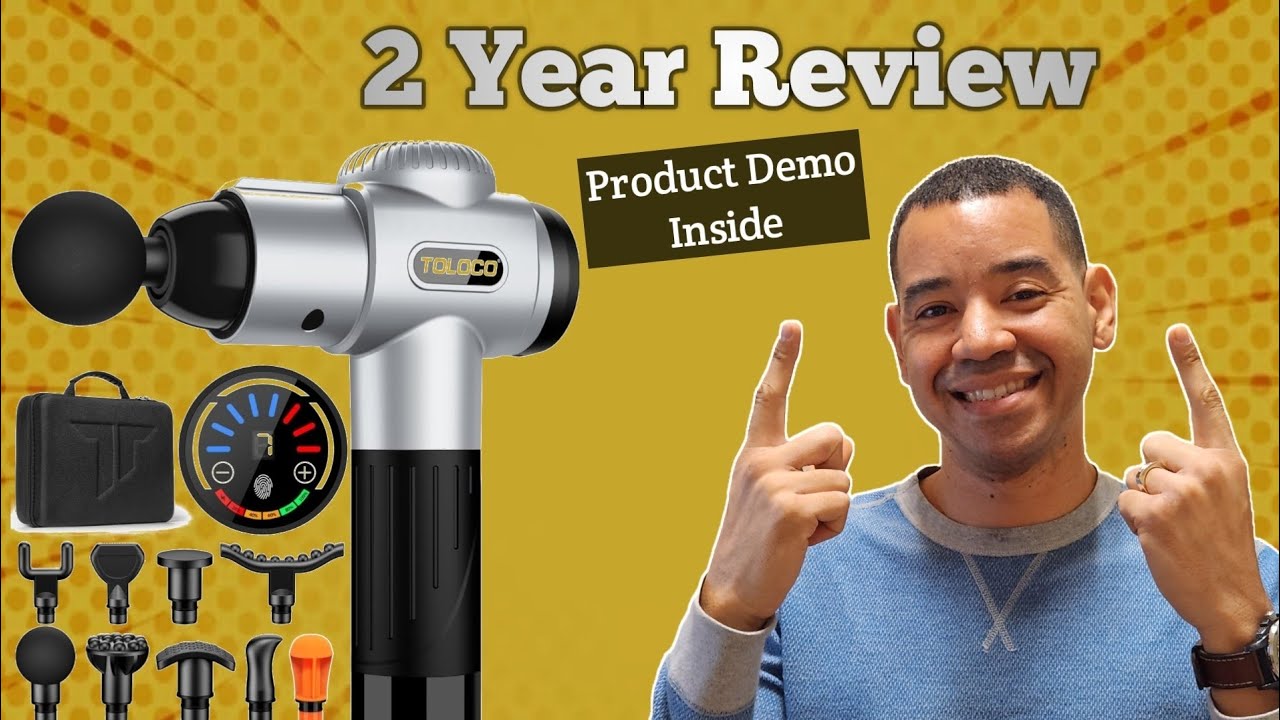 Ultimate Muscle Massage Gun Review | Deep Tissue Percussion Massager with 10 Heads for Pain Relief