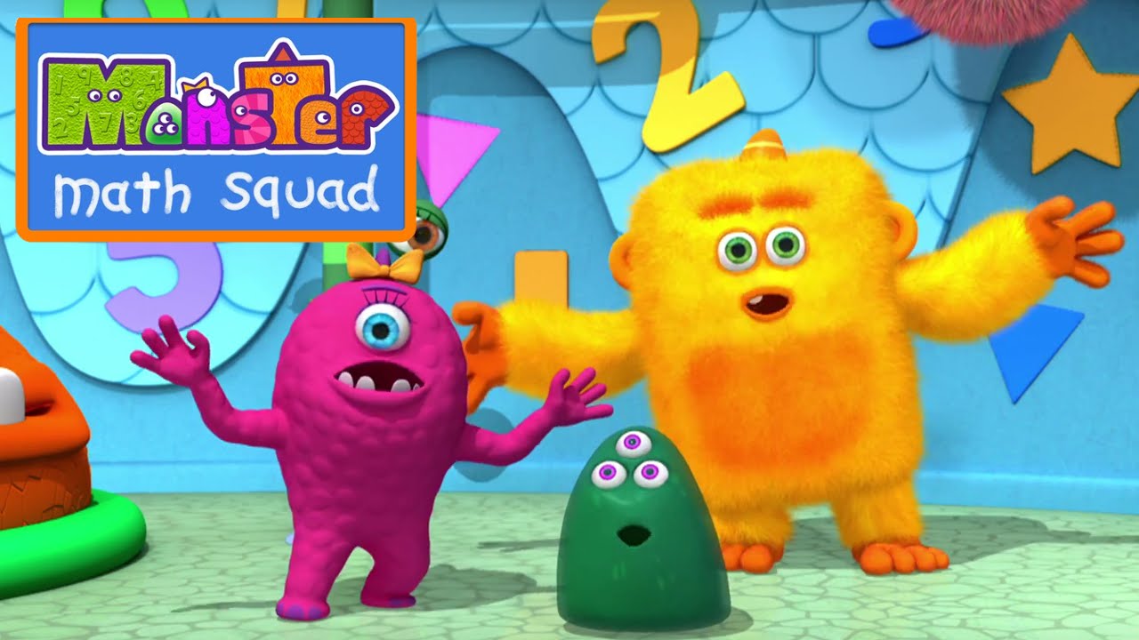 Monster Math Squad | FULL EPISODE | Woofie Goes Walkies | Learning Numbers Series