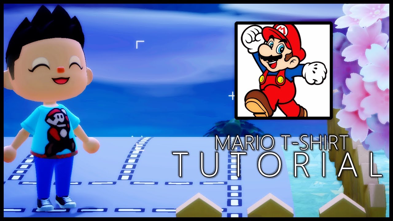 Super Mario T-Shirt Tutorial - Animal Crossing: New Horizons