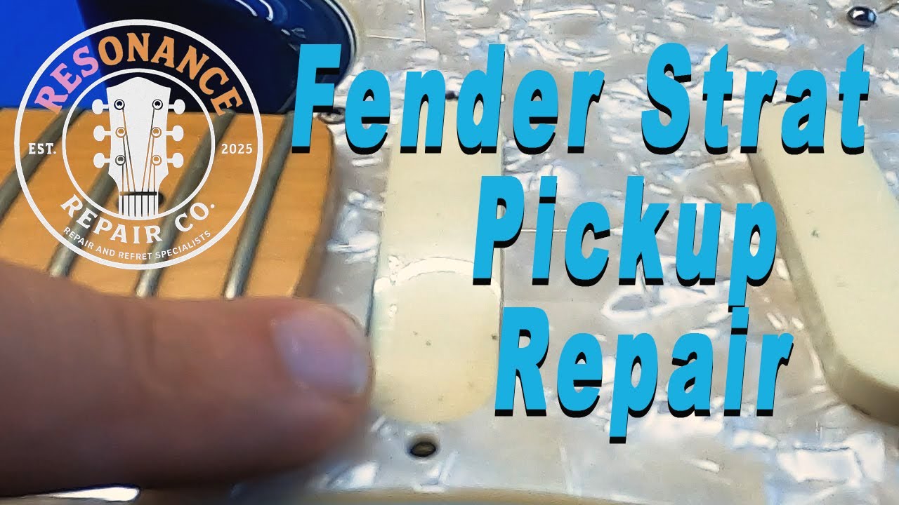 Fender Strat Pickup Repair-Fix a Sunken Neck Pickup (Easy DIY Fix)