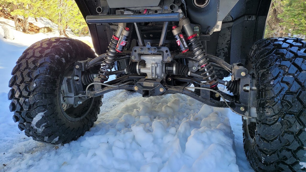 polaris ripping through California Tahoe snow / truckee / sportsman 1000xp / atv action 🎬