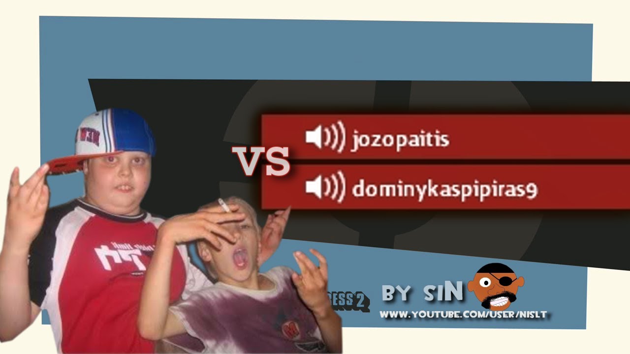 jozopaitis vs dominykaspipiras9 [ vaikai žaidzia TF2 ]