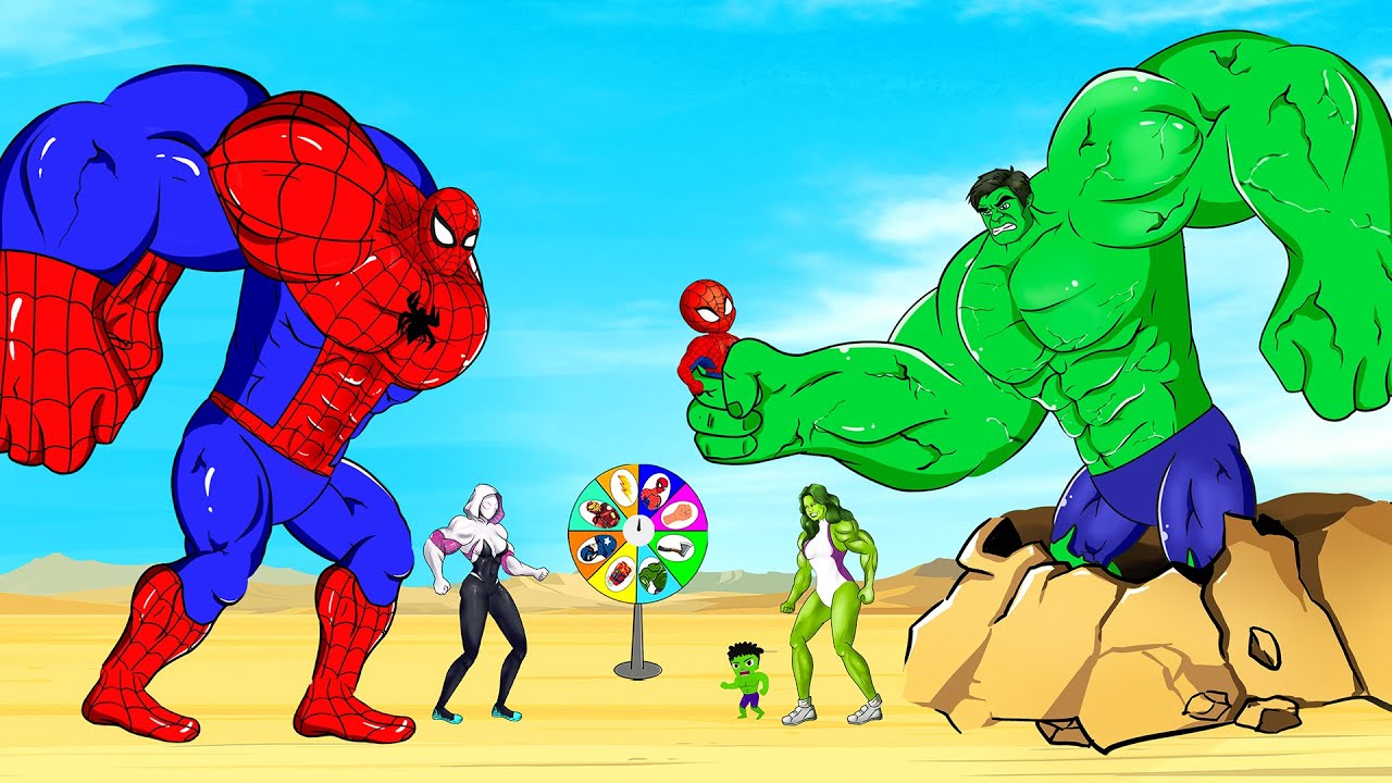 Recuse All HULK Family vs All SPIDERMAN Family : Returning From The Dead SECRET - FUNNY