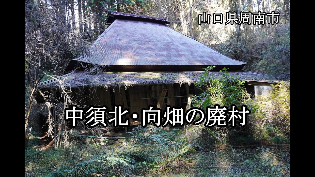 山口県周南市　中須北・向畑の廃村
