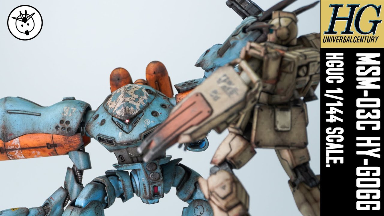 MSM-03C HY-GOGG HGUC 1/144 weathering effect.