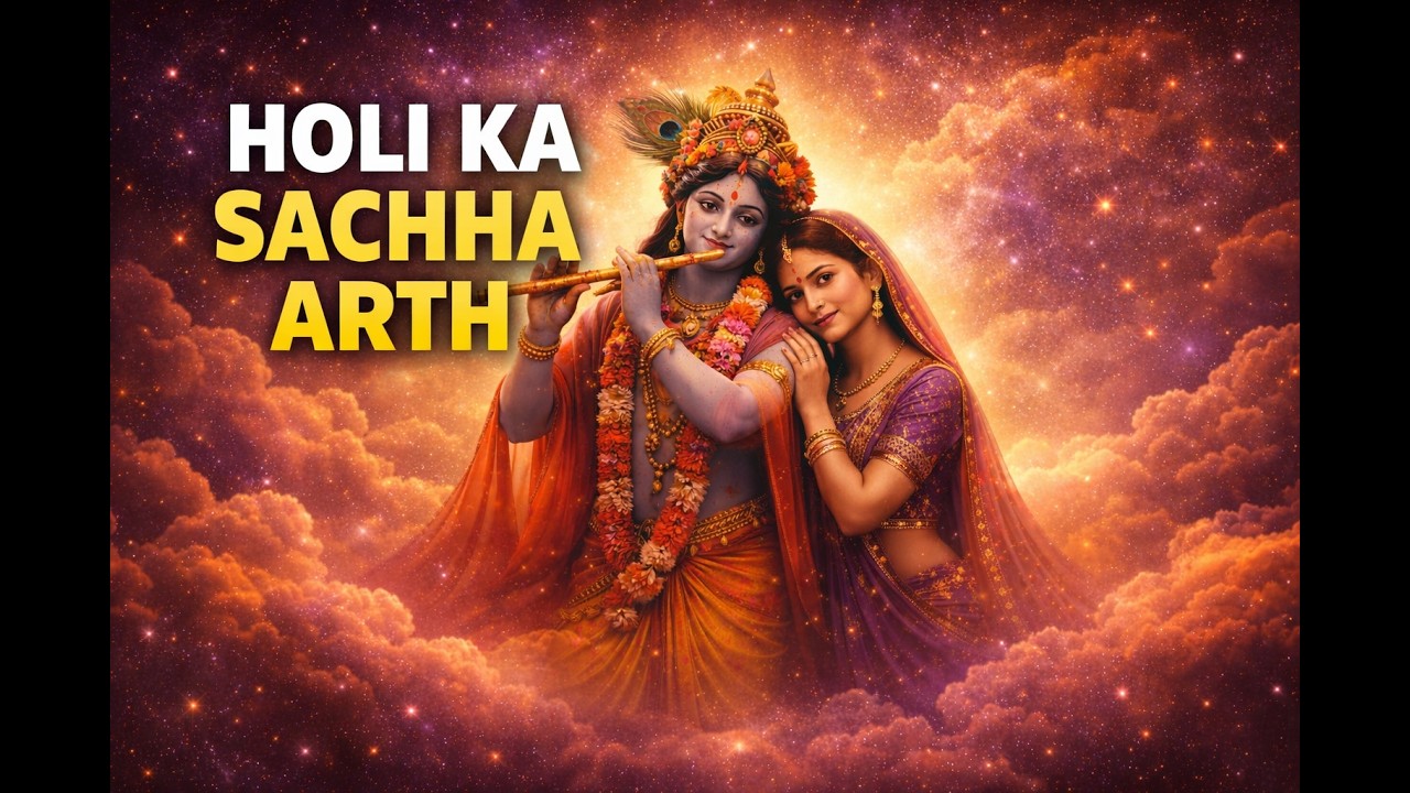 जहाँ अग्नि की स्मृति रंगों में बदल गई| Holi | Radha Krishna Bhakti | Holika Dahan ka Adhyatmik Arth”