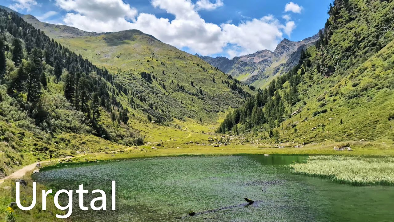 Fiss, Austria - Hike through the pristine Urgtal valley up to the rugged rocks of the Alps