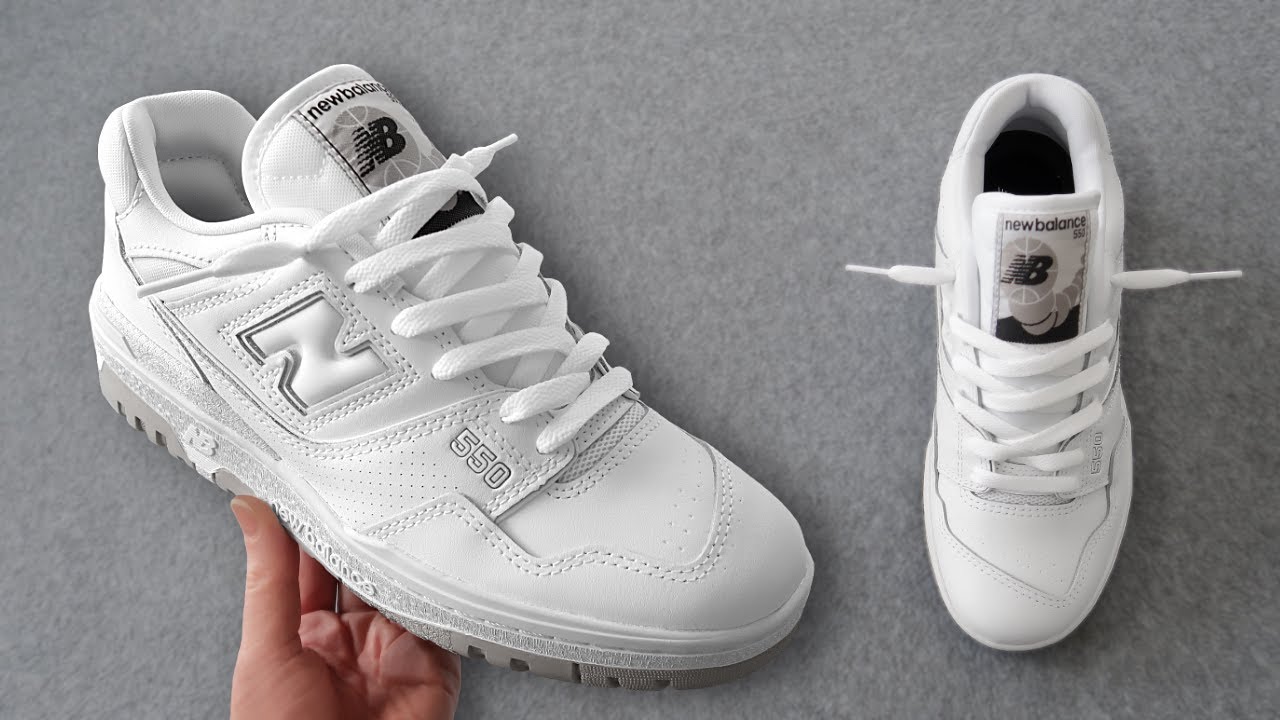 HOW TO LOOSELY LACE NEW BALANCE 550 - Easy Loose Lace Tutorial