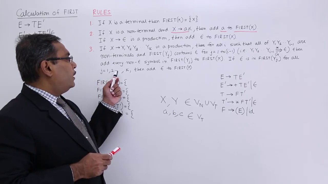 Calculation of First