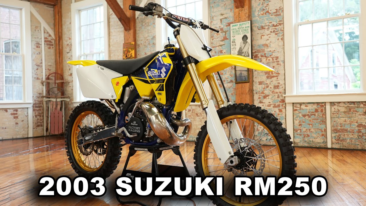 2003 SUZUKI RM250 KAPLAN AMERICA FULL FRAME OFF PRIVATEERS WORKS EDITION