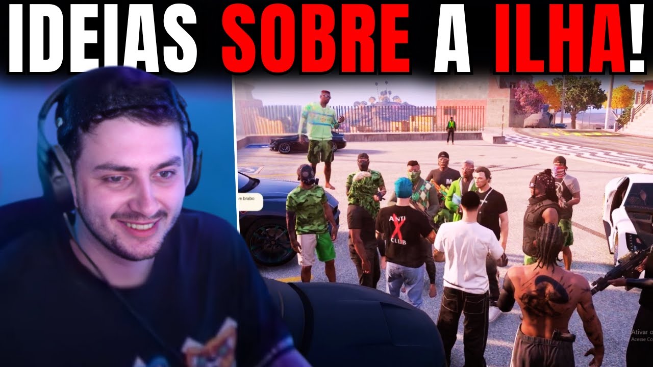 PEGANDO IDEIA SOBRE A ILHA COM AS FACS | GTA RP