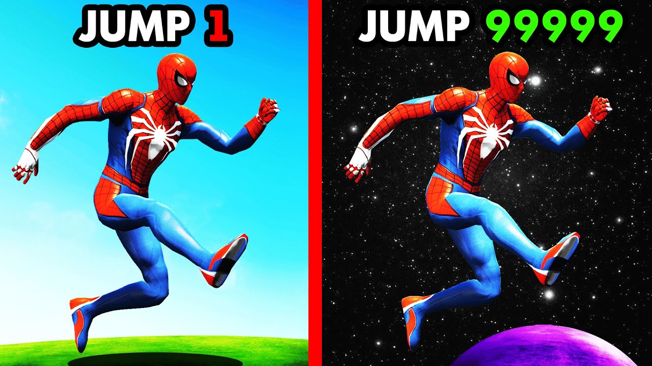 Every SPIDERMAN JUMP MULTIPLIES In GTA 5
