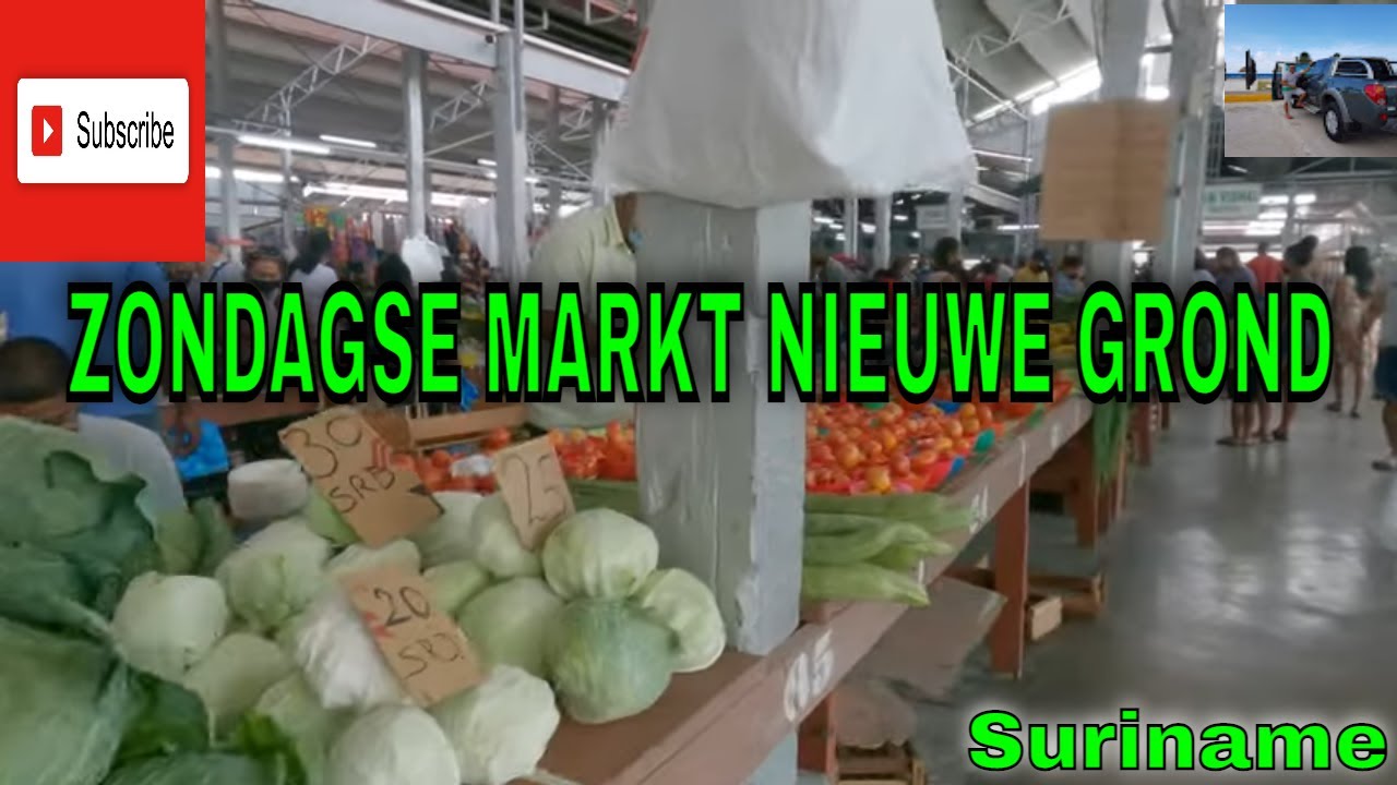 How to enjoy Suriname at the Sunday market nieuwe grond (Official Video)