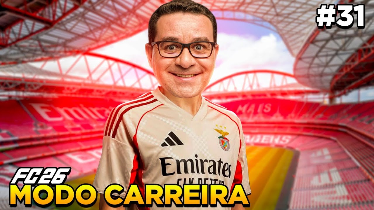 EAFC 26 MODO CARREIRA #31 - ARSENAL VS BENFICA PARA A CHAMPIONS