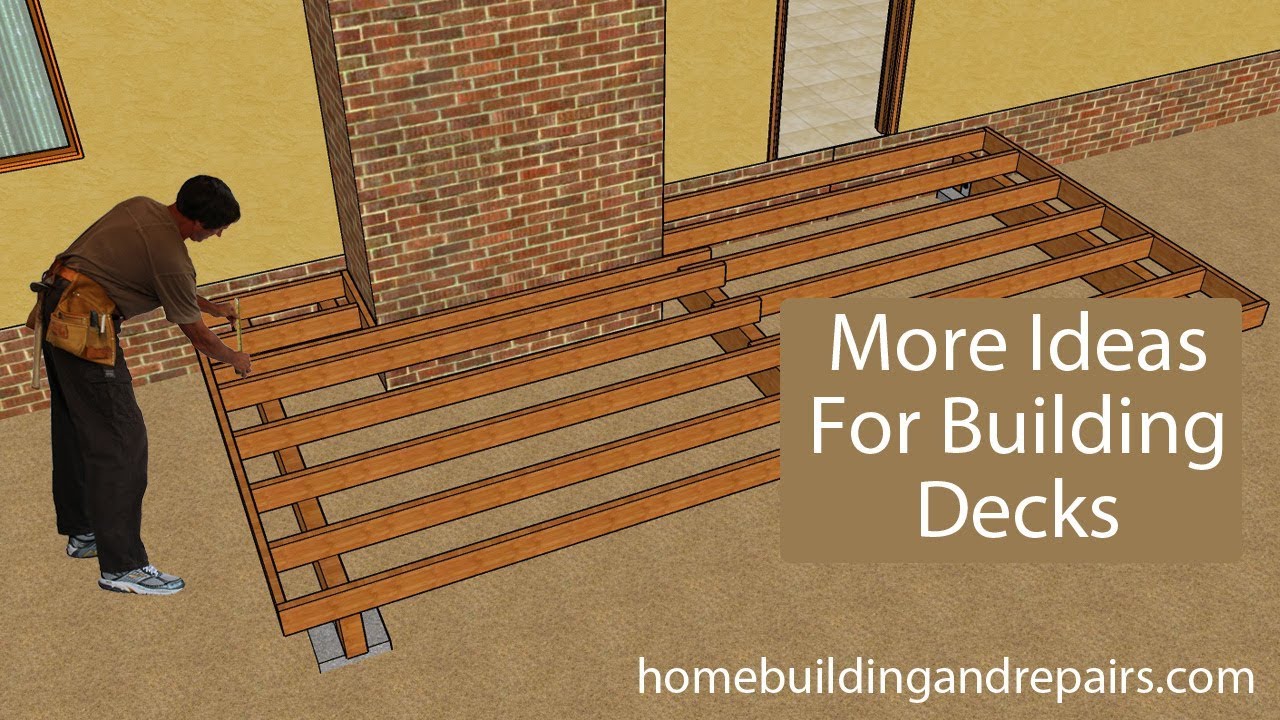 Ideas For Building Deck Around Chimney Or Building Pop Outs Without Ledgers - Framing Design Tips