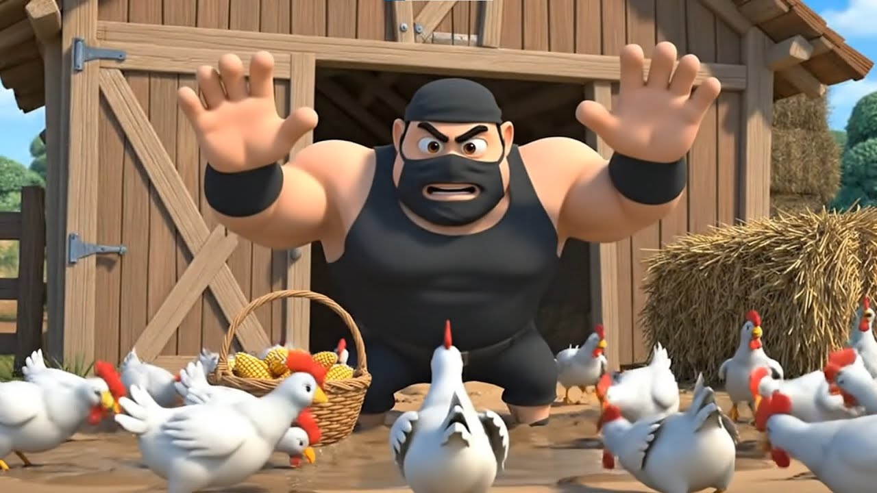 Red Tractor Thief | Kids Moral Story | 3D Farm Cartoon