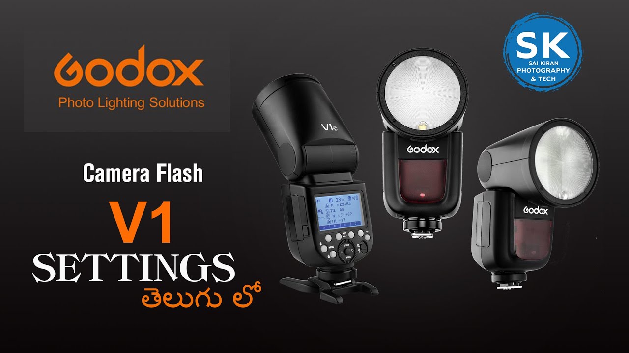 Godox V1 Flash Setting In Telugu || Sai kiranSk || Photography Tutorials In Telugu || Photography ||