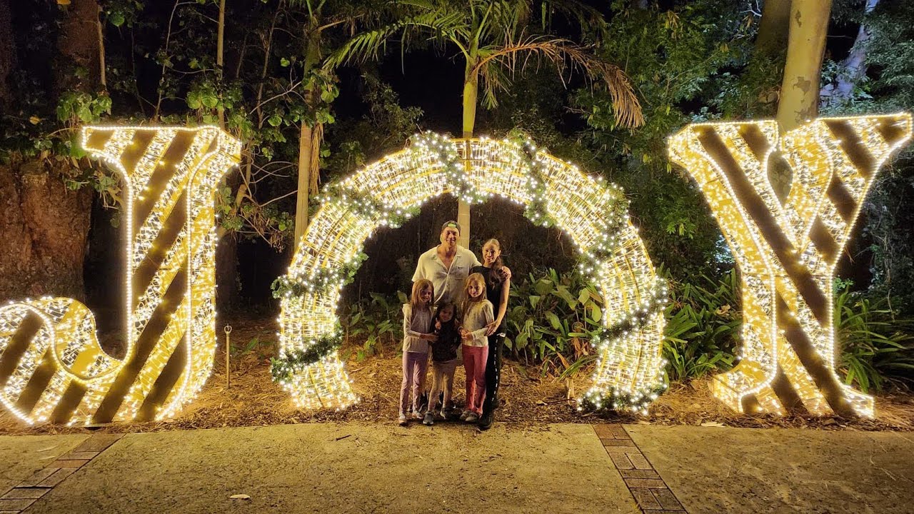 Wanneroo Botanic Gardens Xmas lights 2024