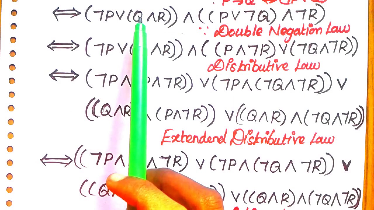 #8 Disjunctive Normal Form [DNF] in Discrete Mathematics[WELCOME ENGINEERS]
