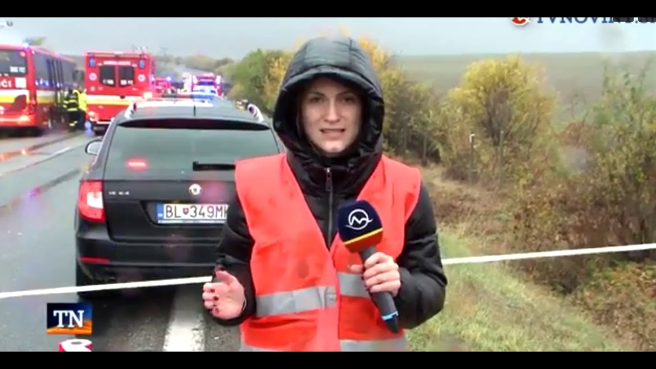 Tragick&aacute; nehoda pri Nitre autobusu s n&aacute;kladiakom [14.11.2019]