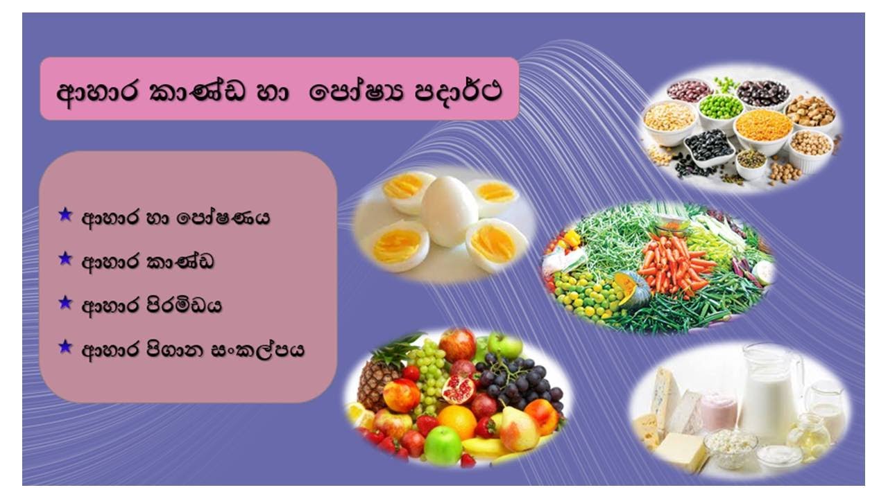 #ගෘහ ආර්ථික විද්‍යාව #10 ශ්‍රේණිය  #ආහාර ඛාණ්ඩ හා පෝෂ්‍ය පදාර්ථ