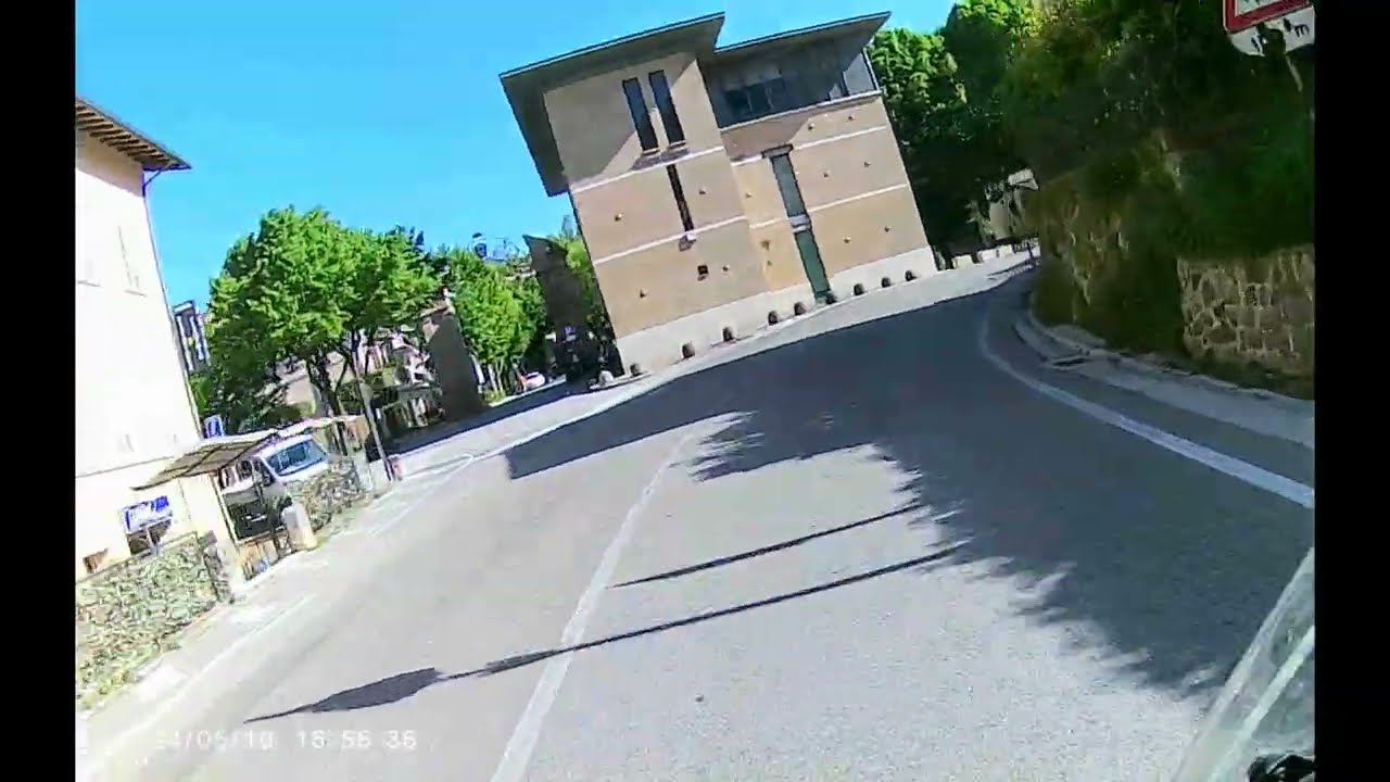 Flaminia S.S.3 percorso inverso da Fano a Roma attraversando Marche, Umbria, Lazio
