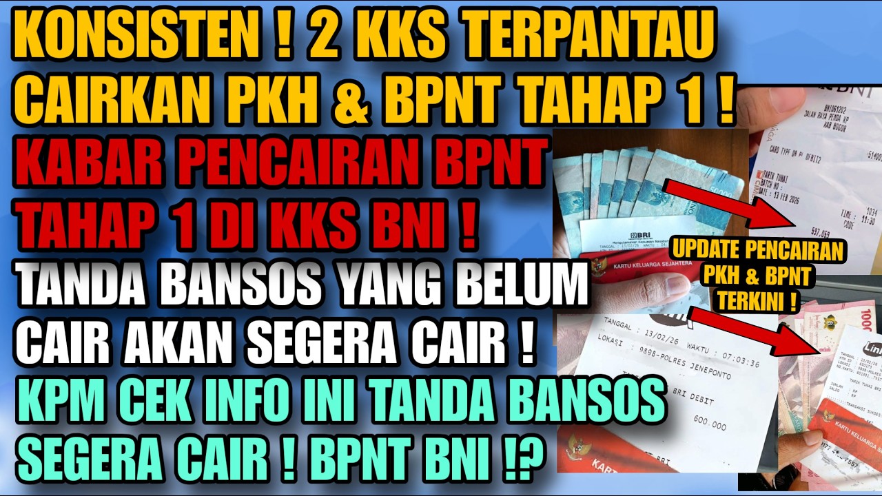 KPM CEK ! 2 KKS TERPANTAU CAIRKAN BPNT & PKH TAHAP 1 HARI INI ! KPM YANG BELUM CAIR TETAP TENANG !