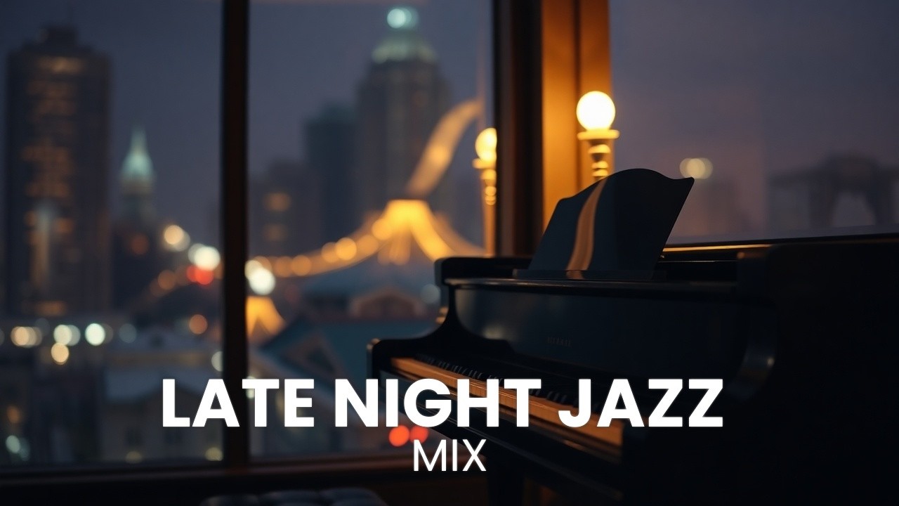 Slow Night Jazz Piano Music for Restful Sleep