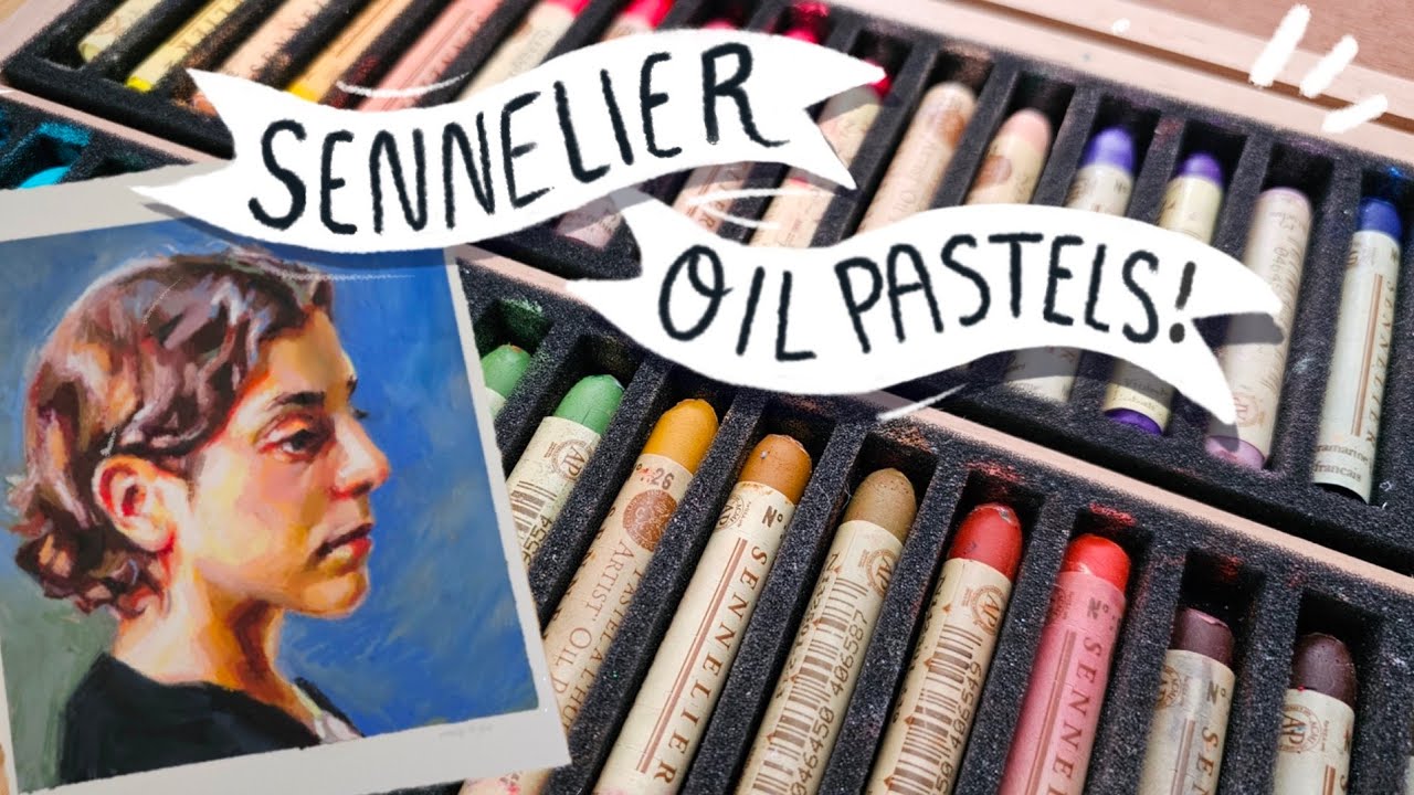 Using the FANCY oil pastels ✨ Sennelier oil pastel portrait