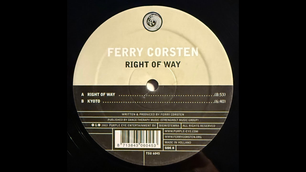 Ferry Corsten - Right Of Way - 2003