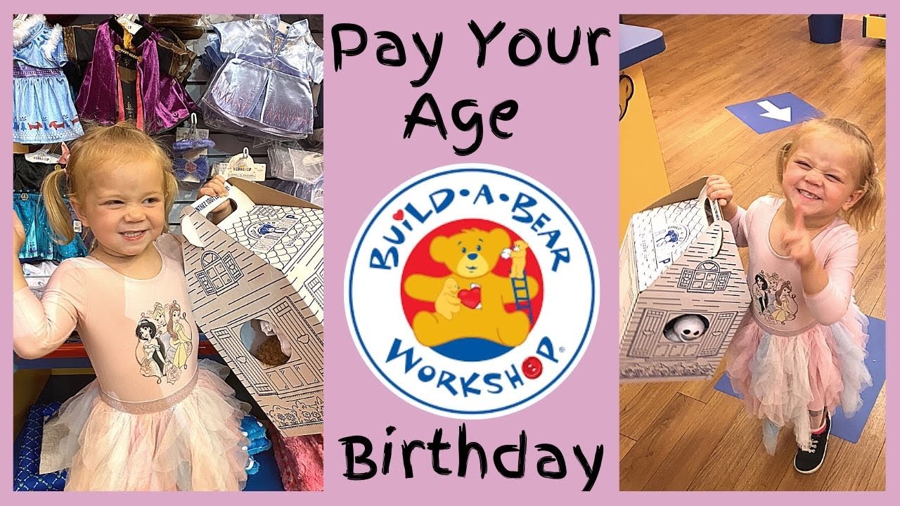 Build A Bear Pay Your Age Birthday Party