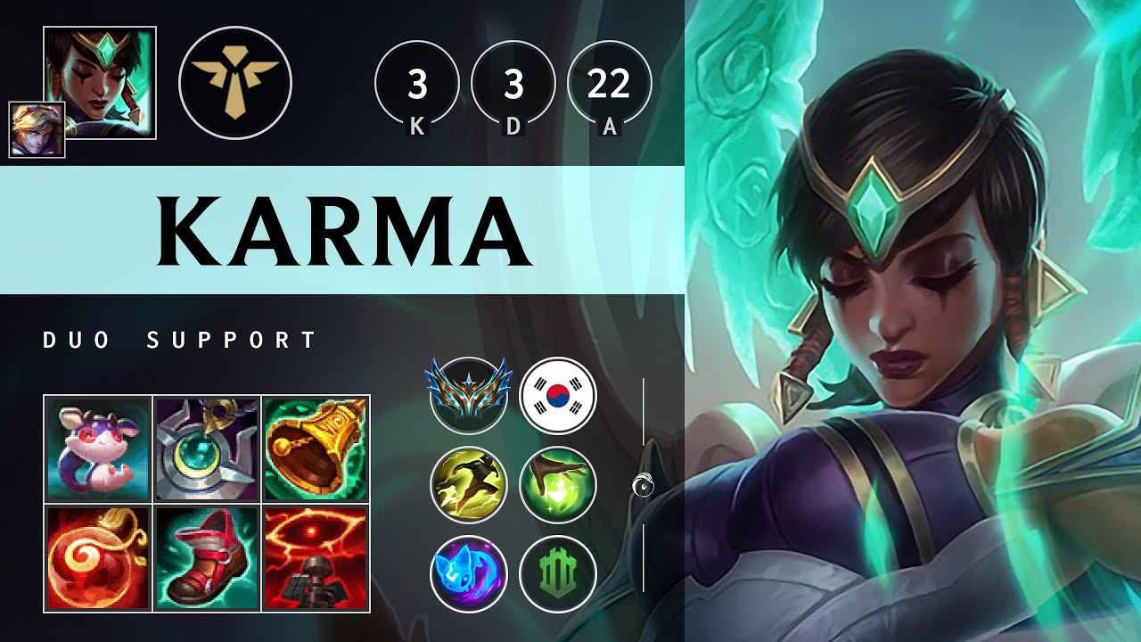 Karma Support vs Pyke - KR Challenger Patch 25.06