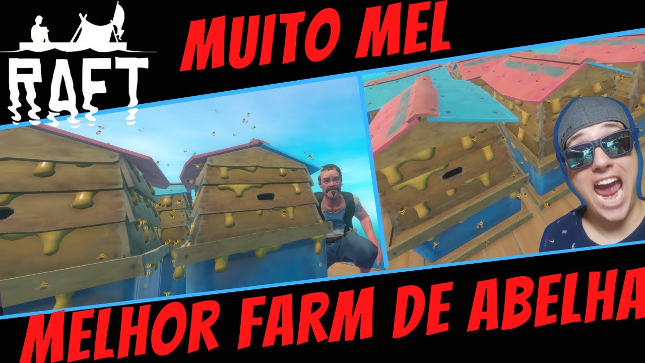 Raft | Melhor farm de favo de MEL e ABELHA da ultima atualização