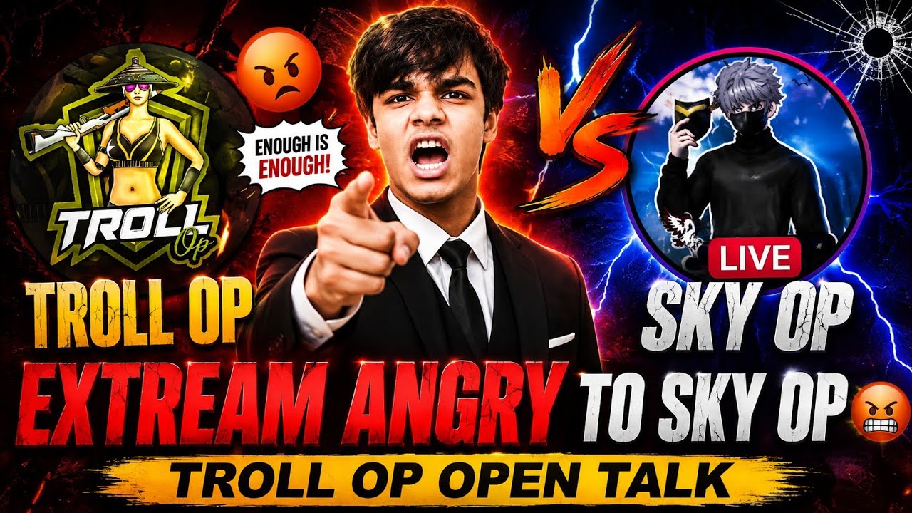 Troll OP extremely angry at Sky OP & Madan OP 😡 Troll OP makes a statement to BTS players #bgmi #...