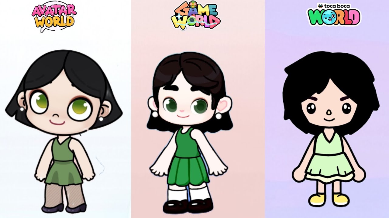 💚 Buttercup Inspired In 3 Gameplay#pazu #avatarworld #tocaboca #gameworld 