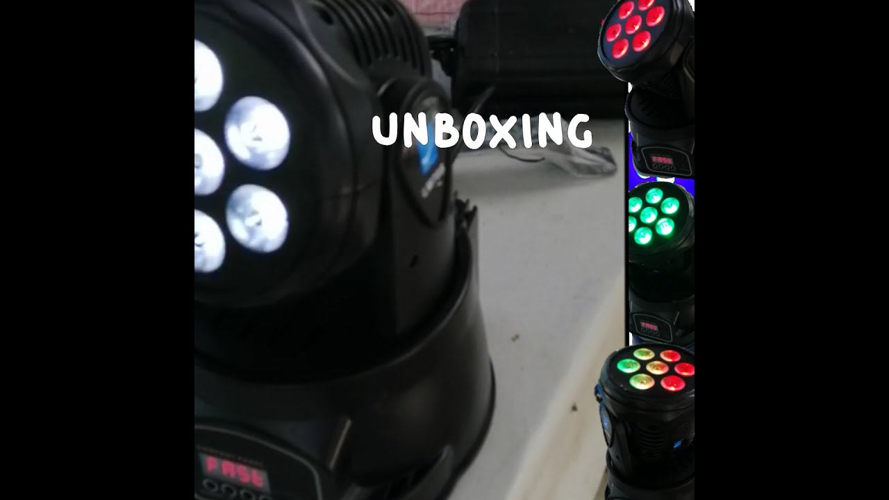 big dipper lm70 mini moving head #unboxing #partylight #karampamo