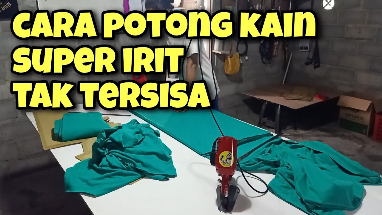 cara potong kain super irit || kain tak tersisa tanpa terbuang || perlu dicoba