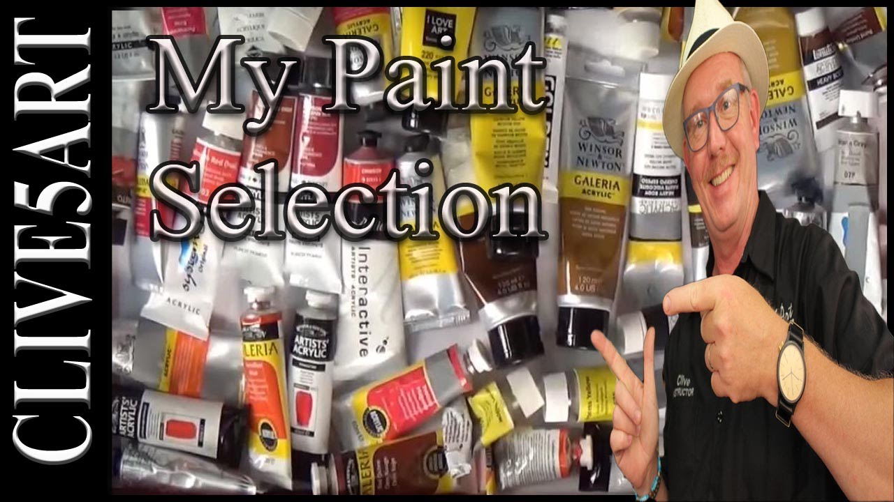 Paint Selection | Acrylic painting for beginners | #clive5art