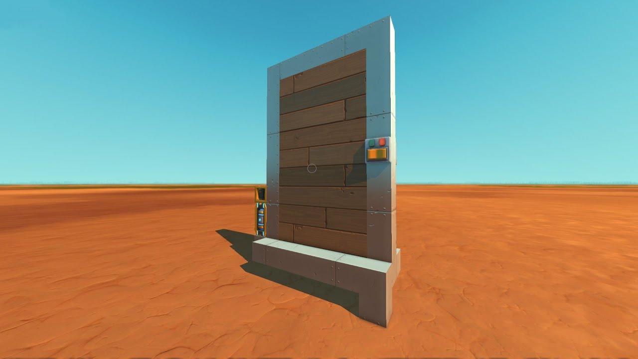 How To Make A Simple Door (Scrap Mechanic)