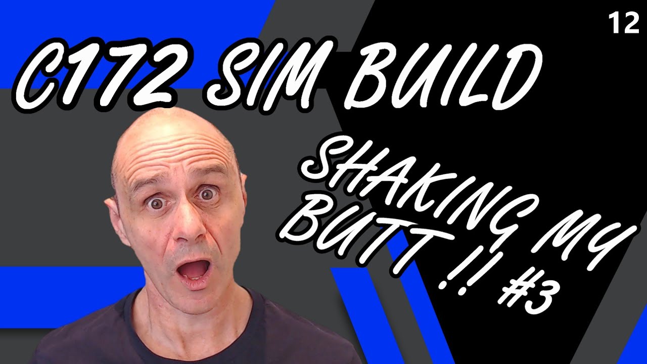 ⚡C172 Sim with Buttkicker and Oh Boy !!⚡