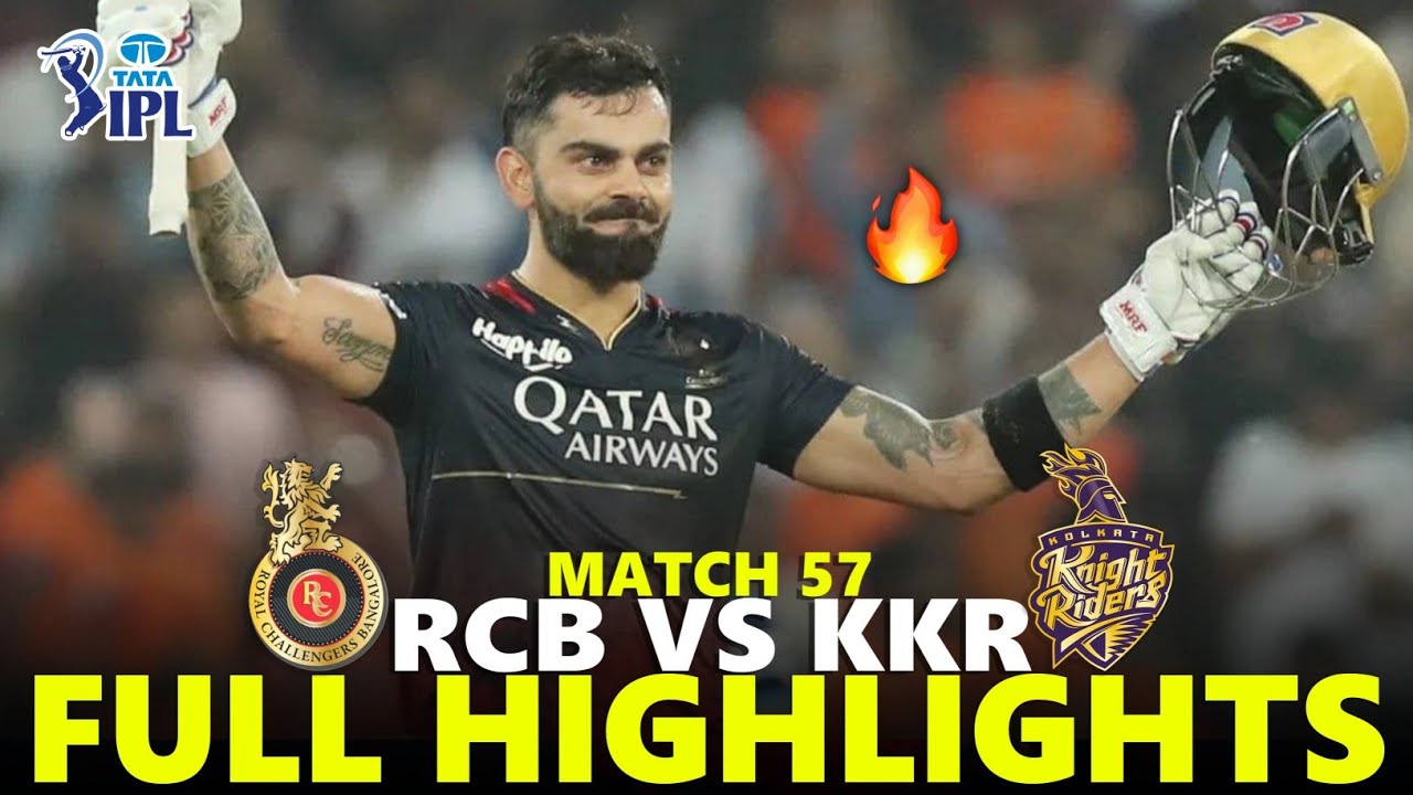 Royal Challengers Bengaluru vs Kolkata Knight Riders Full Highlights IPL 2026 Match 57 | RCB VS KKR