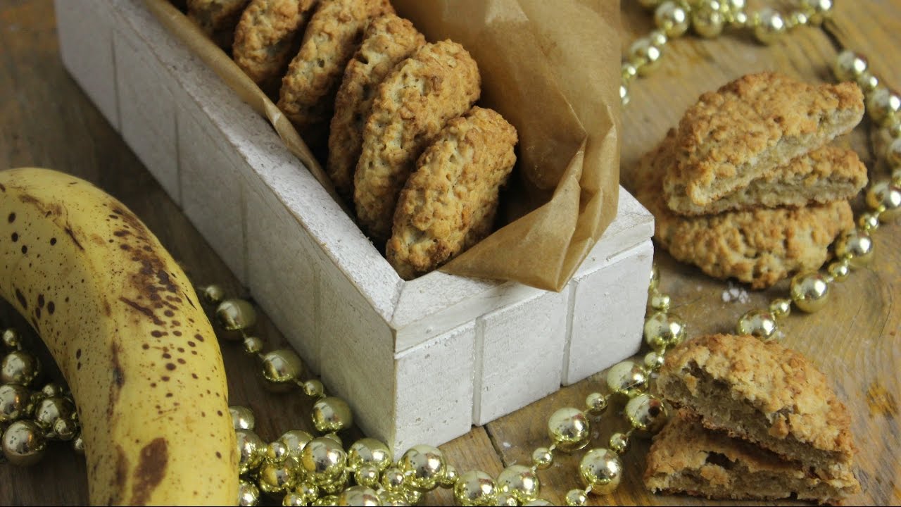 Bananen-Hafer-Kekse | Bananen-Verwertung | fast zuckerfrei |schnell und köstlich | Snack (vegan)