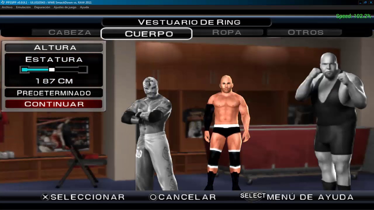Como Crear a Cesaro en svr 2011 PSP