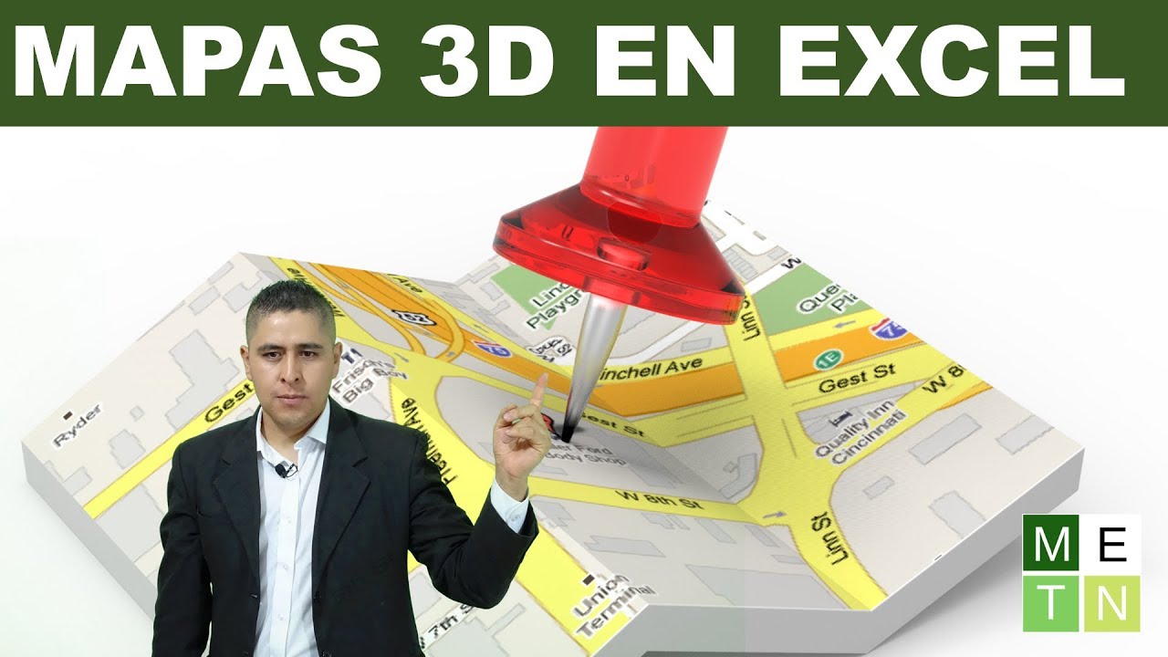 Como hacer un mapa 3D en Excel | Tips y trucos en Excel