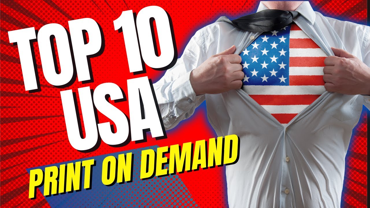 Top 10 Print On Demand Sites in the USA 🔥🚀