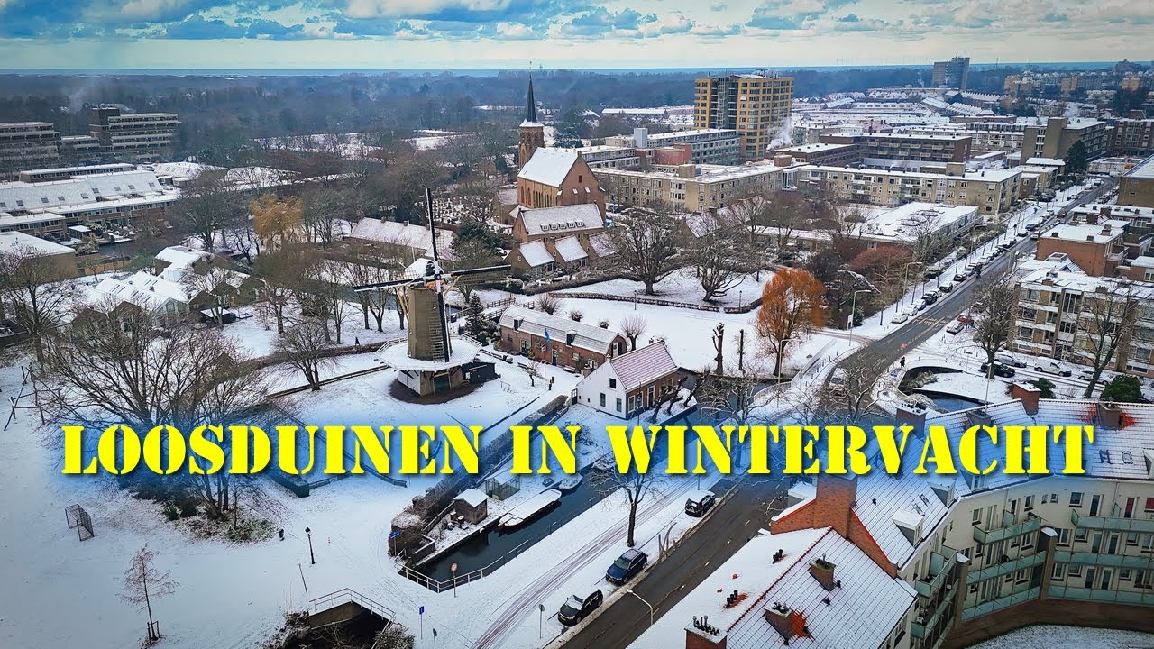 Loosduinen in wintervacht | DJI Mini 4 Pro
