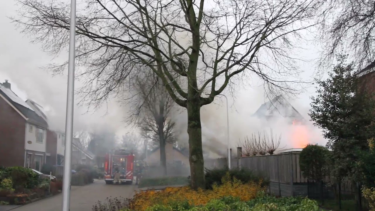 Grote schuurbrand op Texel