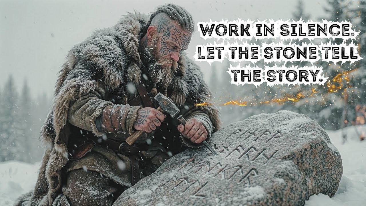 1 HOUR Viking Rowing Endurance Training | Work in Silence. Let the Stone Tell the Story