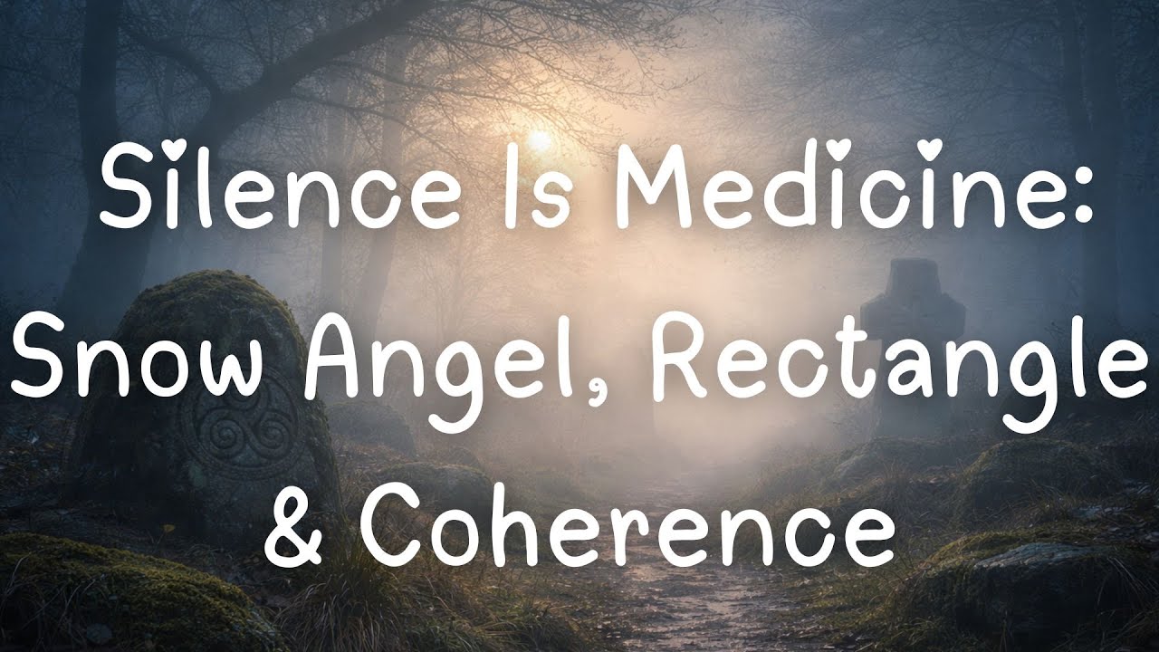 Midweek Exhale Silence Is Medicine: Snow Angel, Rectangle & Coherence 030925  - The Exhale Awakening