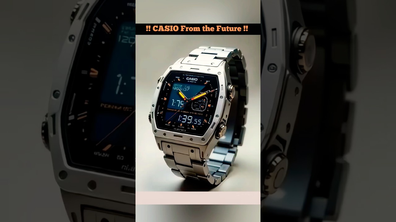 A CASIO from the Future!! #ai #aiart #innovation #casio #casiowatch #watch 📽️:silicon watches